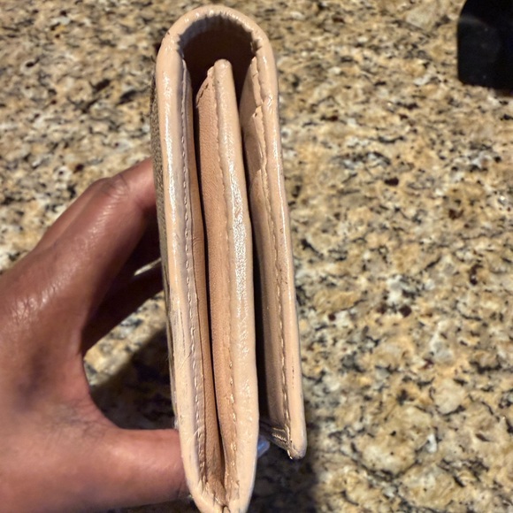 Coach Legacy Signature Wallet (Tan Canvas and Leather) - Picture 4 of 13